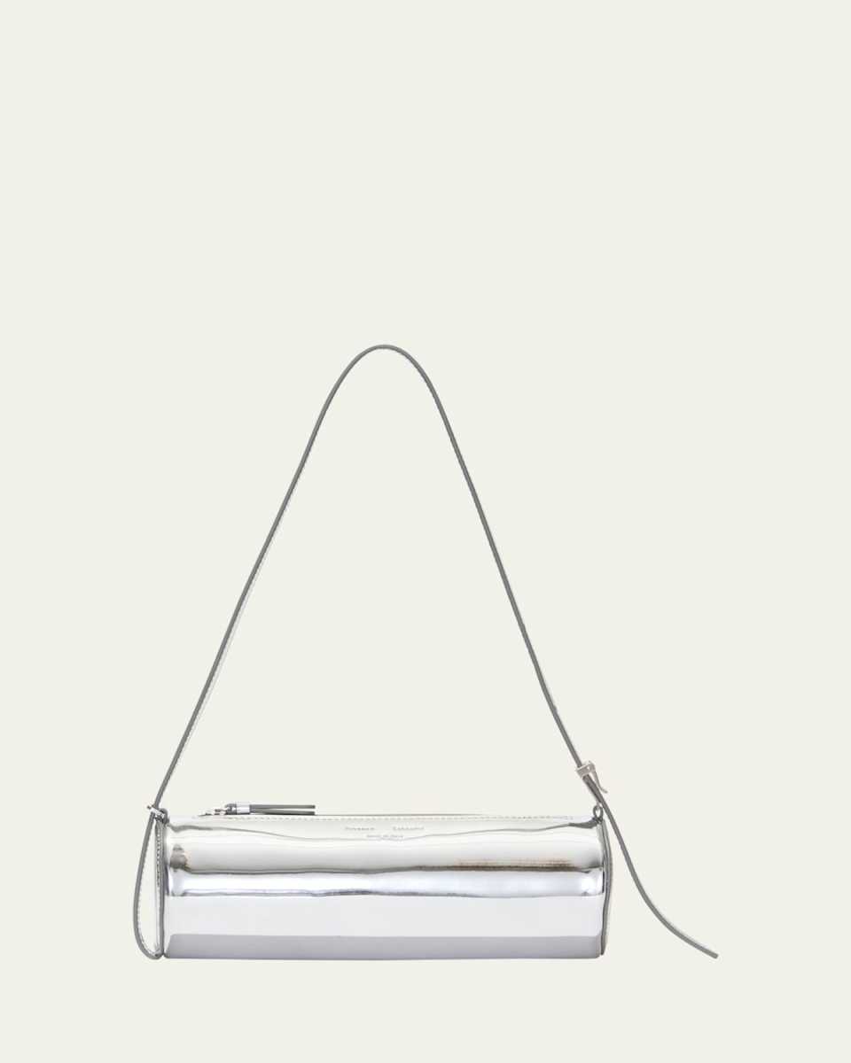 Silo Metallic Leather Shoulder Bag